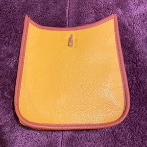 Cross Body Yellow purses small.